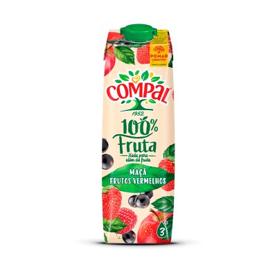 Compal Juice 100% Apple Red Fruits 1L